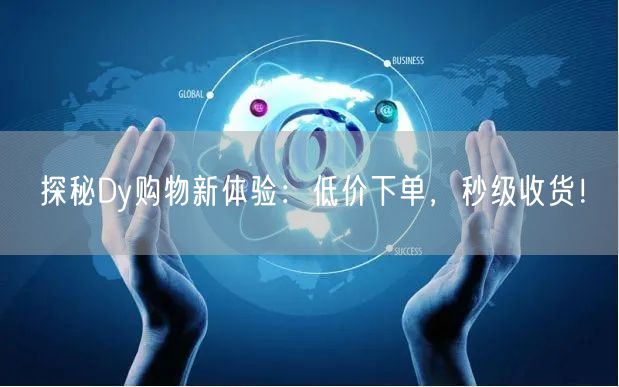 探秘Dy购物新体验：低价下单，秒级收货！