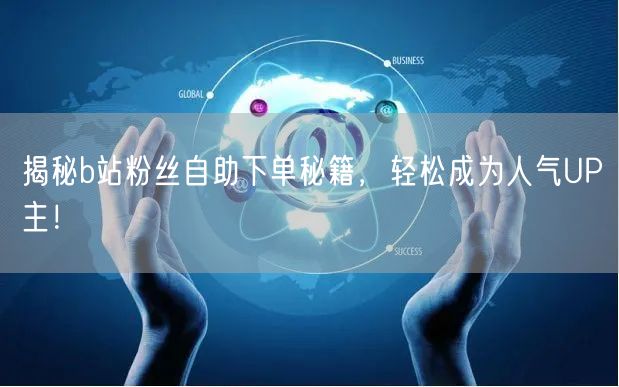 揭秘b站粉丝自助下单秘籍，轻松成为人气UP主！