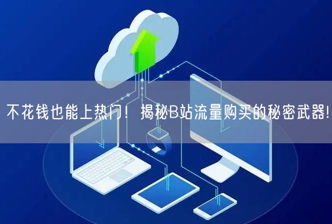 不花钱也能上热门！揭秘B站流量购买的秘密武器!