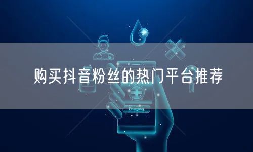购买抖音粉丝的热门平台推荐