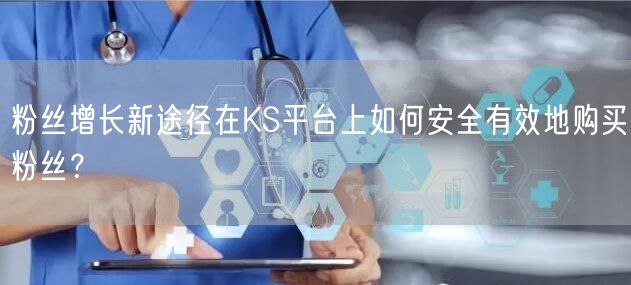 粉丝增长新途径在KS平台上如何安全有效地购买粉丝？