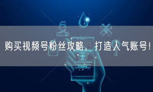 购买视频号粉丝攻略，打造人气账号！