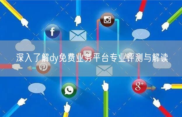 深入了解dy免费业务平台专业评测与解读