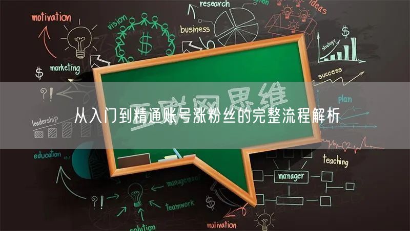 从入门到精通账号涨粉丝的完整流程解析