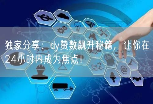 独家分享：dy赞数飙升秘籍，让你在24小时内成为焦点！
