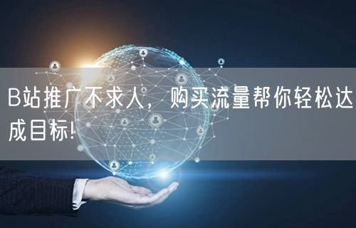B站推广不求人，购买流量帮你轻松达成目标!