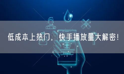 低成本上热门，快手播放量大解密！