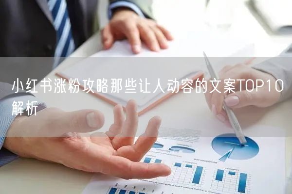 小红书涨粉攻略那些让人动容的文案TOP10解析