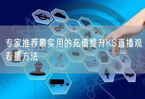 专家推荐最实用的充值提升KS直播观看量方法
