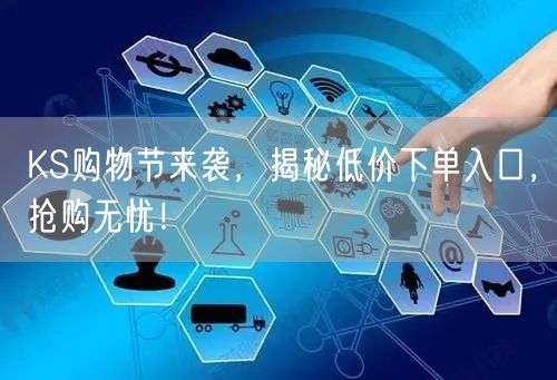 KS购物节来袭，揭秘低价下单入口，抢购无忧！